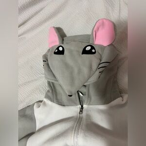 Gray and Pink Mouse Costum